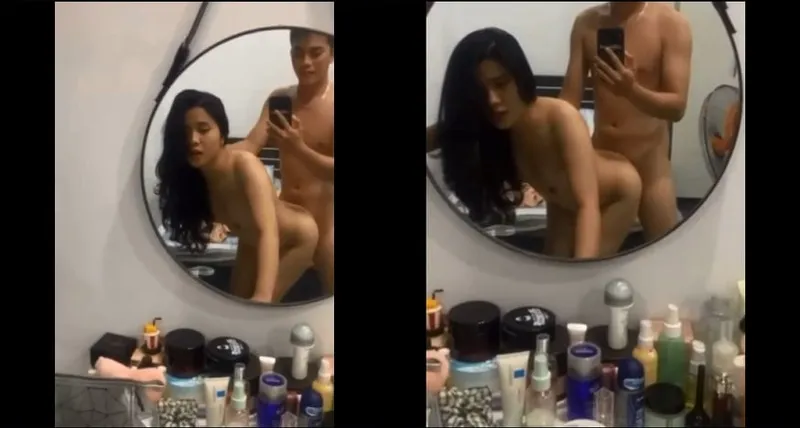 Trả bài học sinh nữ xinh như hoa trước gương