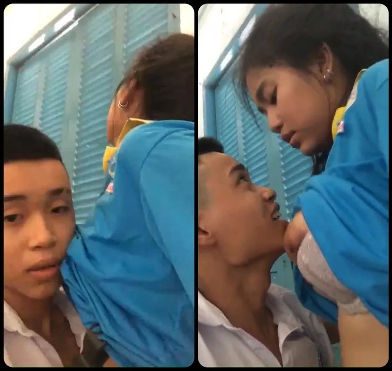 2 em học sinh địt trong lớp học